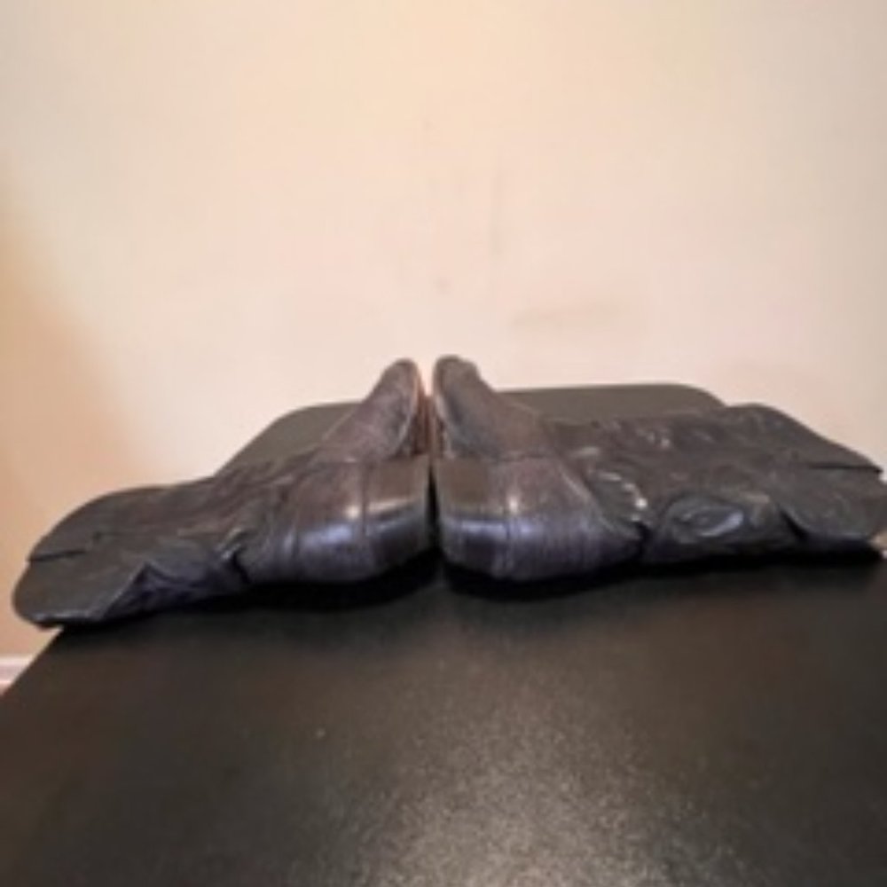 Tony Lama size 8 black western boots - Picture 4 of 11